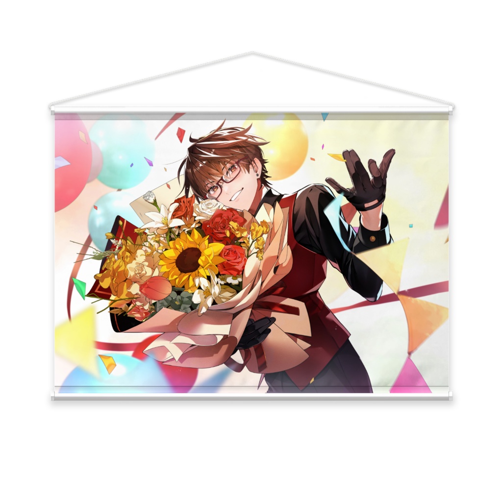 黒真鳴入4周年　タペストリー