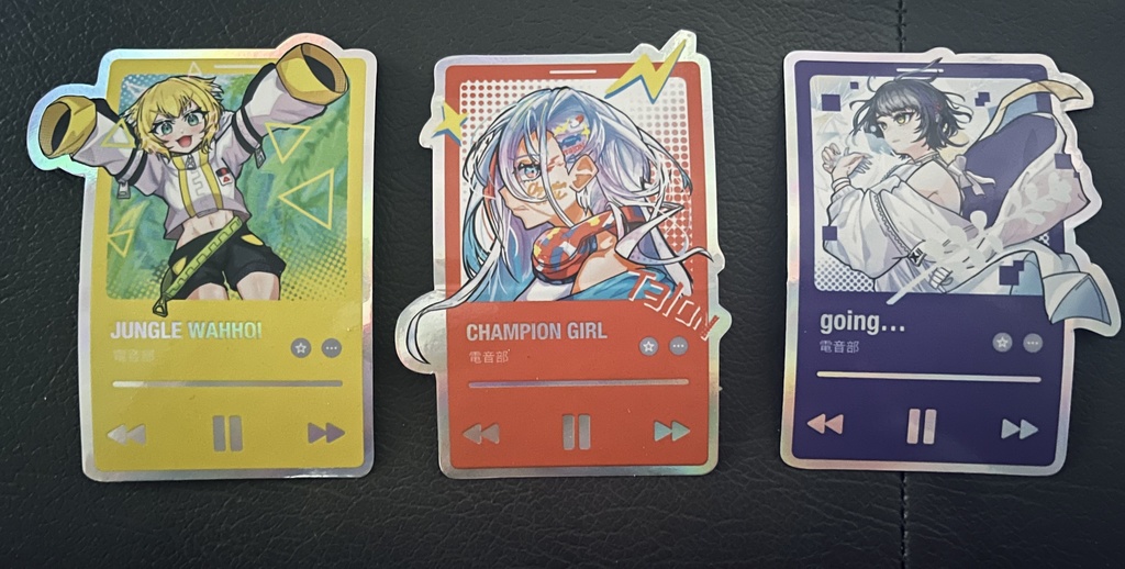 電音部シブヤエリア ホログラムステッカー