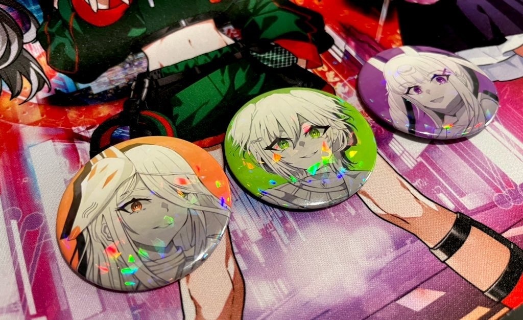 電音部カブキエリア 缶バッジ