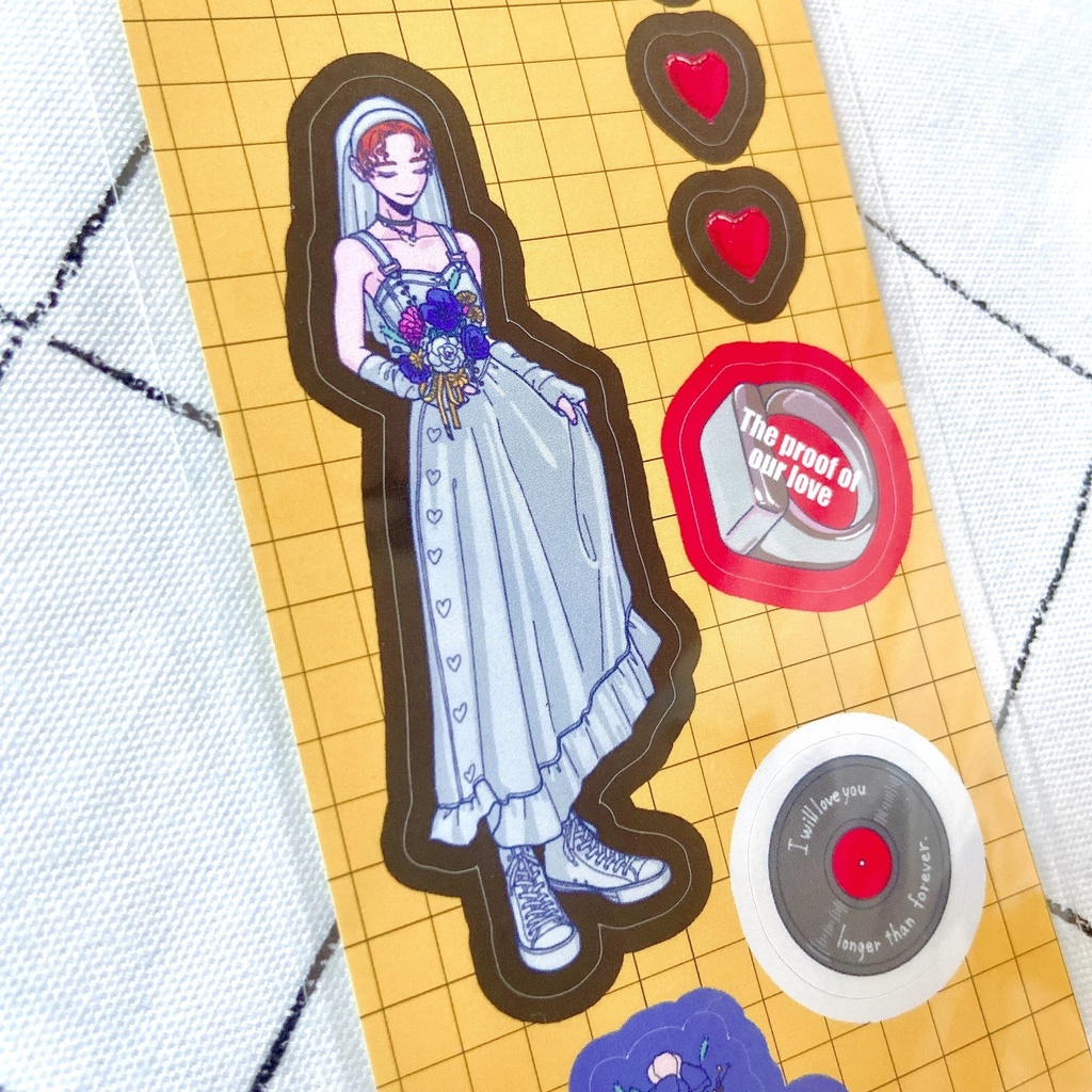 ハーフカットシール