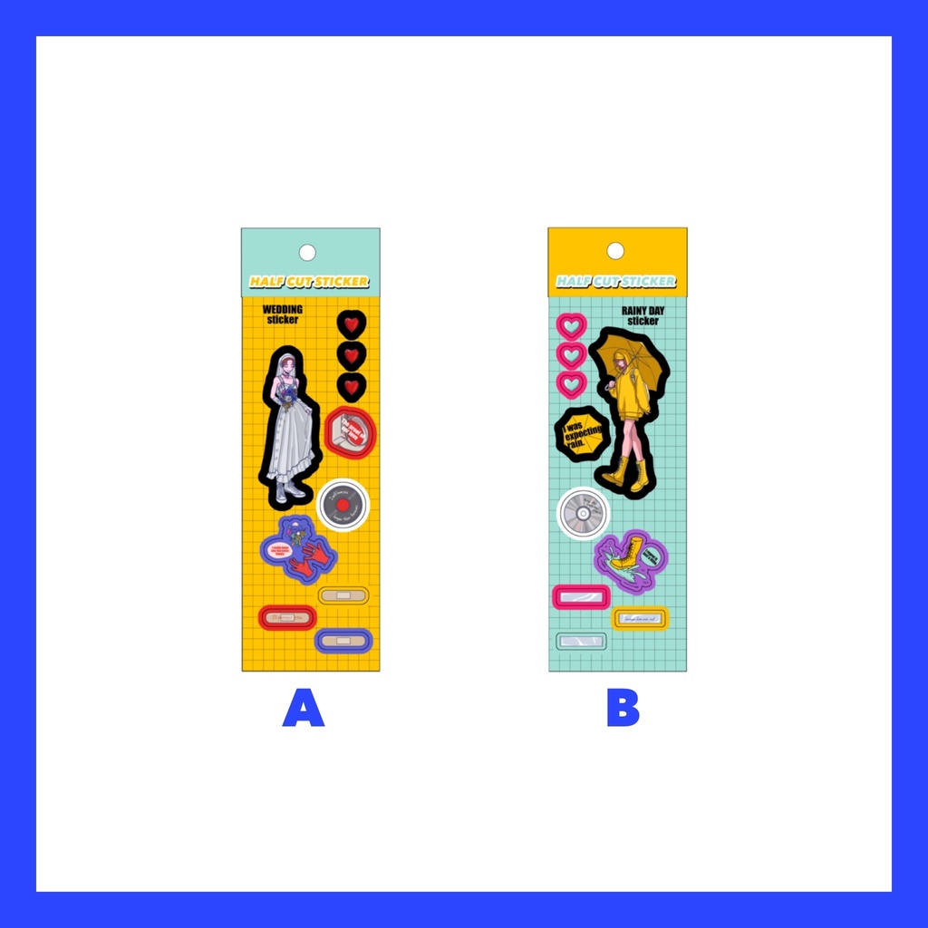 ハーフカットシール