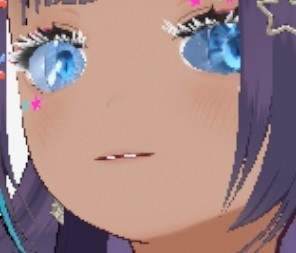 氷の女王の目 - VRoid&VRチャットテクスチャEyes of the Ice Queen VRoidVR