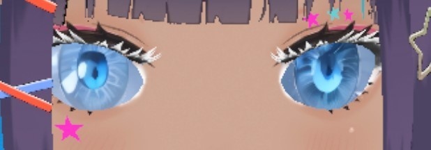 氷の女王の目 - VRoid&VRチャットテクスチャEyes of the Ice Queen VRoidVR