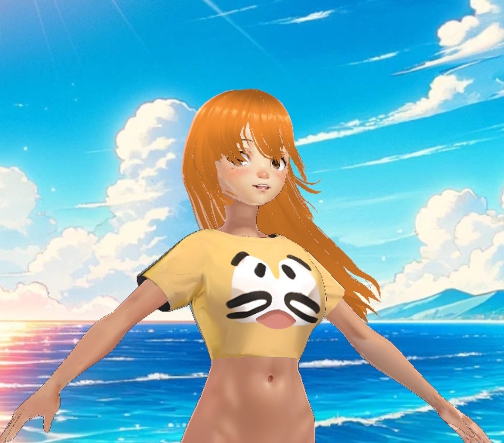 VRoid Top Textures Collection サマーウィムジー - VRoidトップテクスチャコレクション