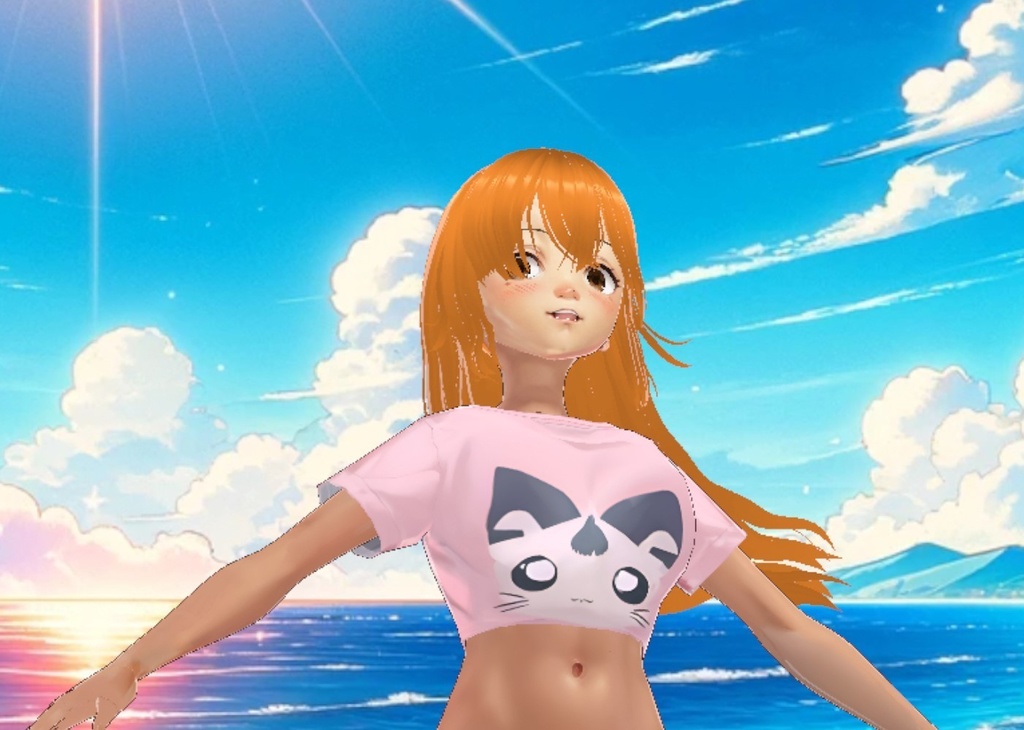 VRoid Top Textures Collection サマーウィムジー - VRoidトップテクスチャコレクション