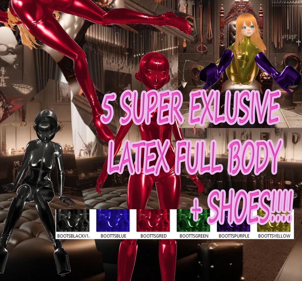 \The Ultra-Realistic Latex Suit Collection 元素の誘惑 - ウルトラリアリスティックラテックススーツコレクション