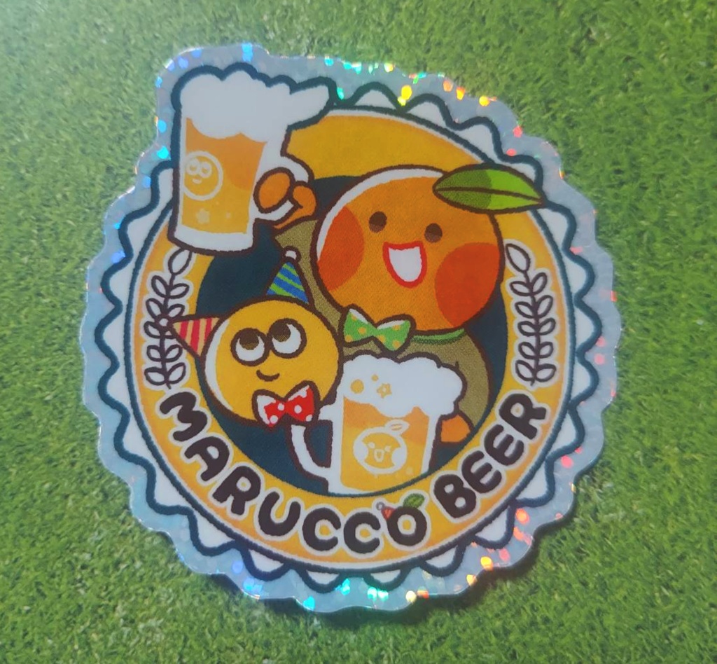 MARUCCO BEER キラキラステッカー