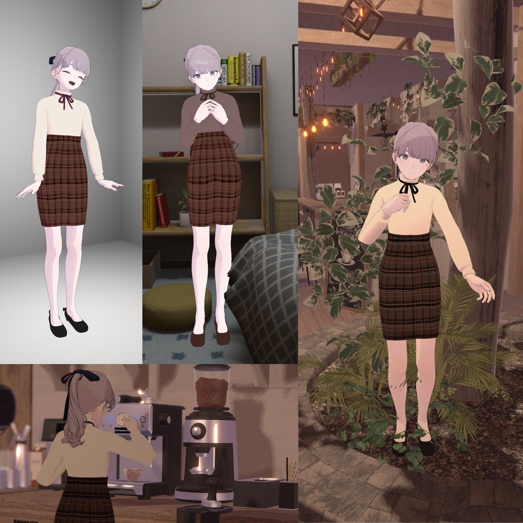 【3D衣装】おしとやかコーデ✧Lapwing・リアアリス対応✧