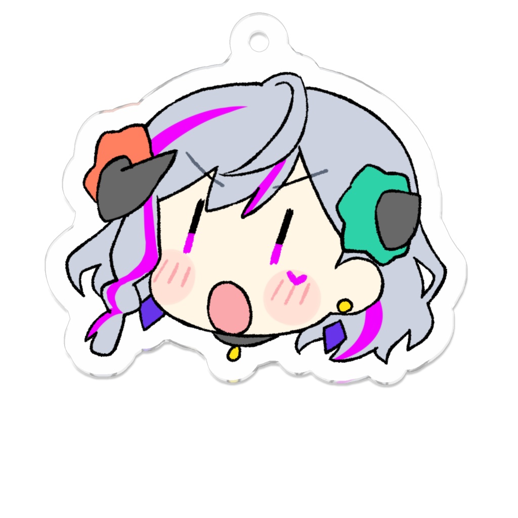 びっくりエルマキーホルダー(5cm)