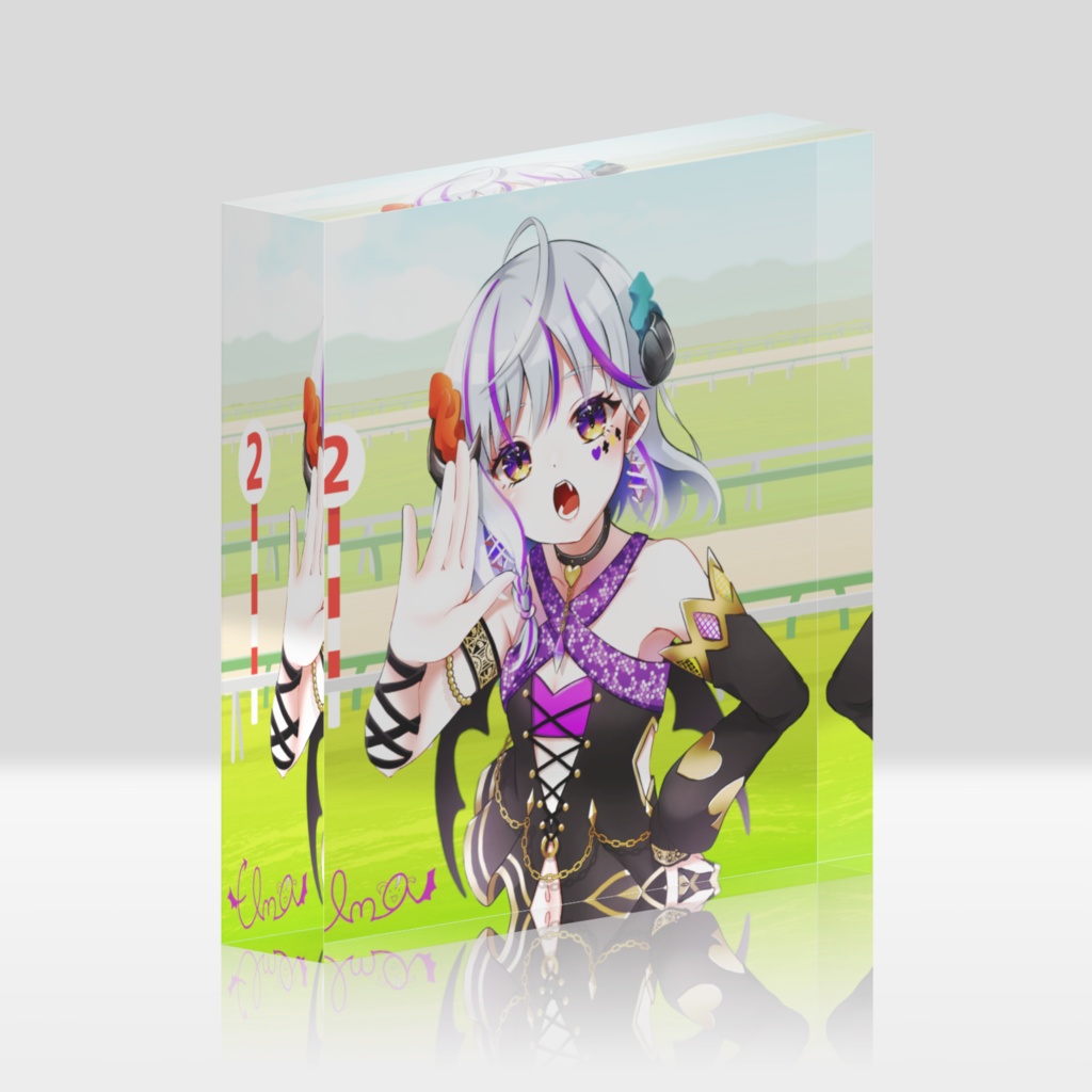 競馬場エルマアクリルブロック(10cm)