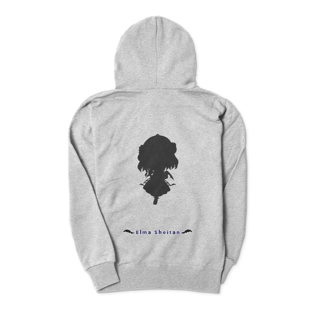 エルマ角ジップパーカー