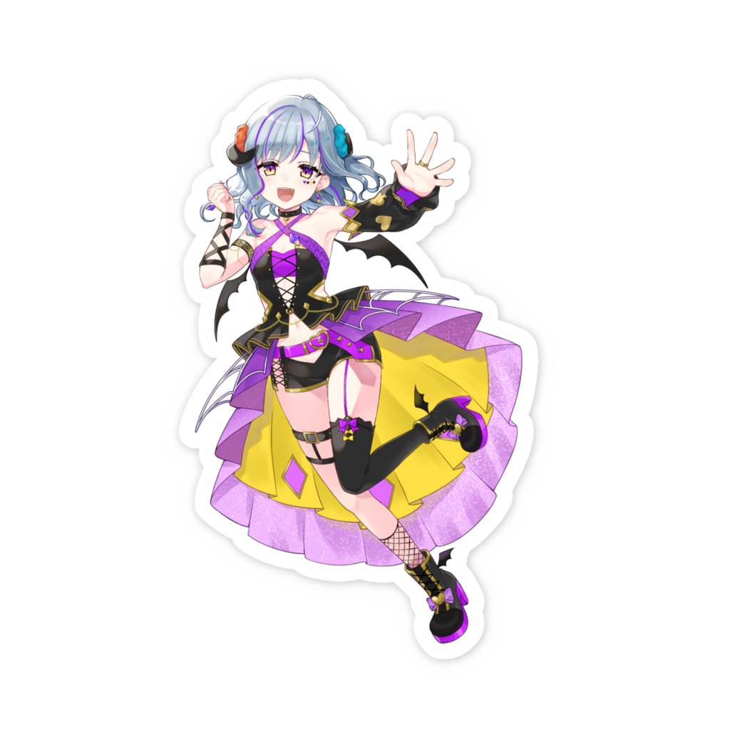 登録者5000人達成記念スマホステッカー