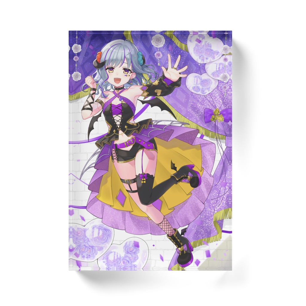 登録者5000人達成記念アクリルブロック