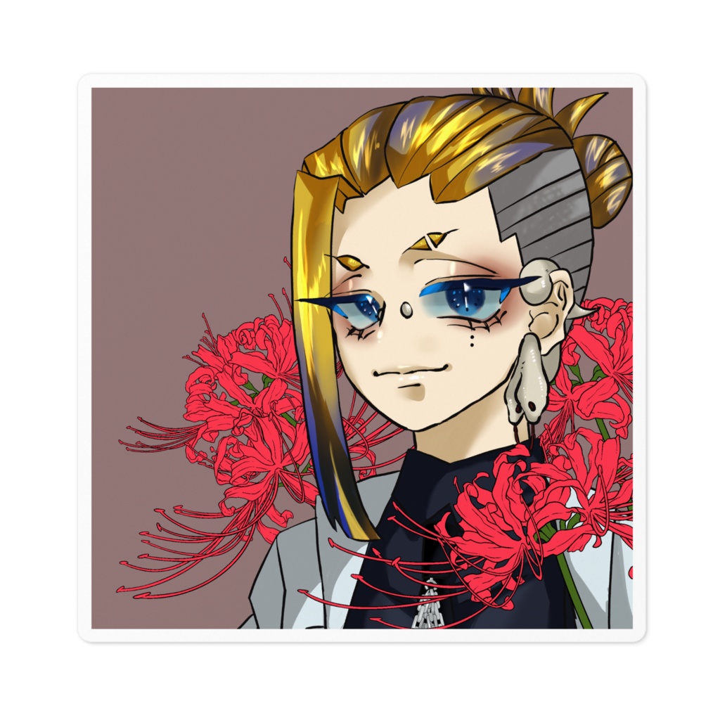 【ステッカー】祓と彼岸花