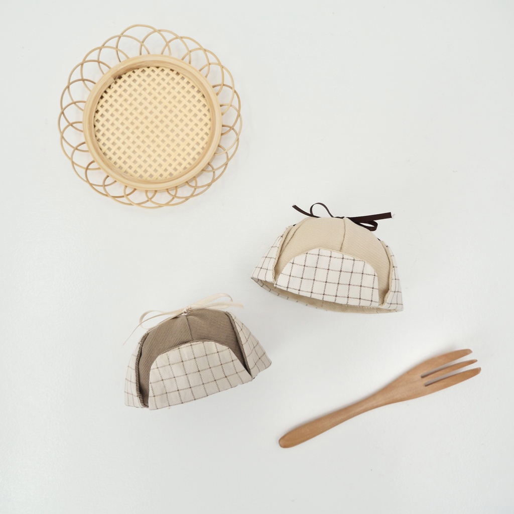 2wayパイロットキャップ(chocolat)