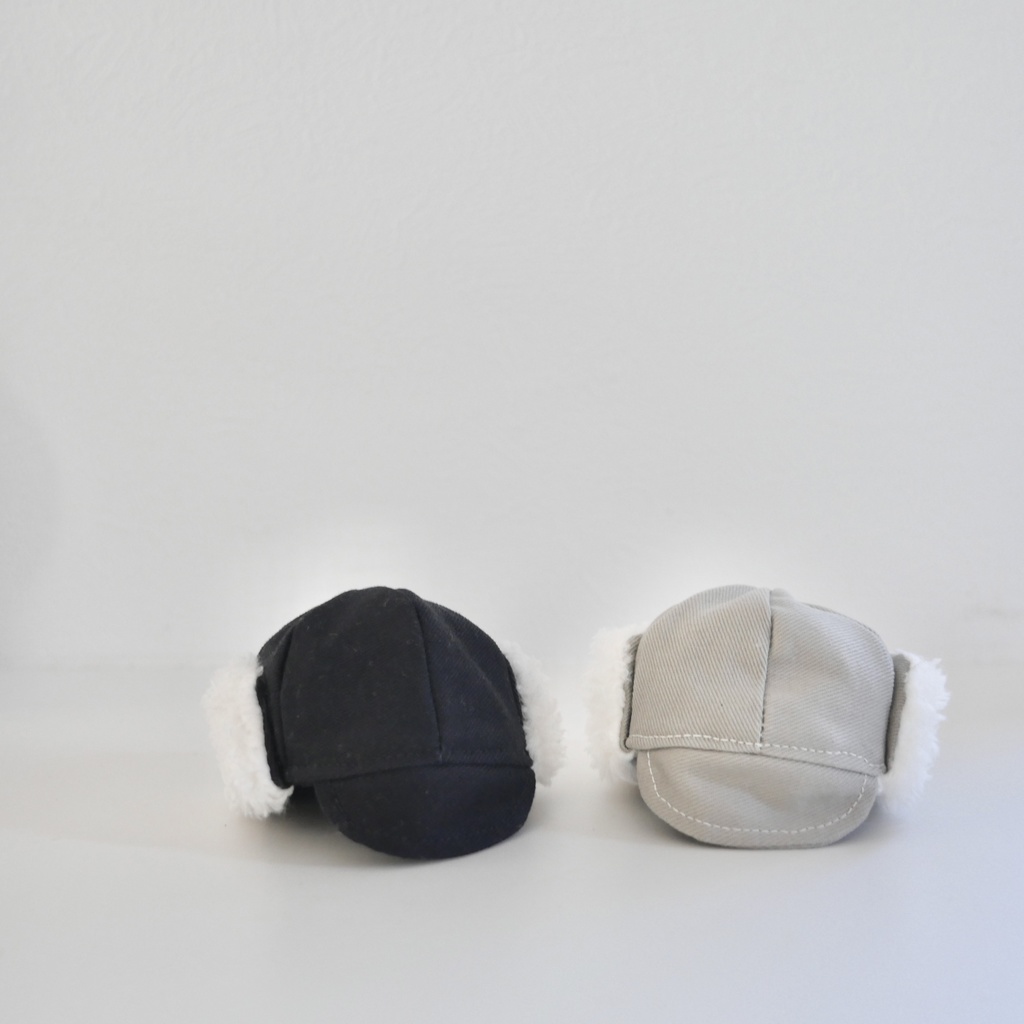 ボア付きキャップ