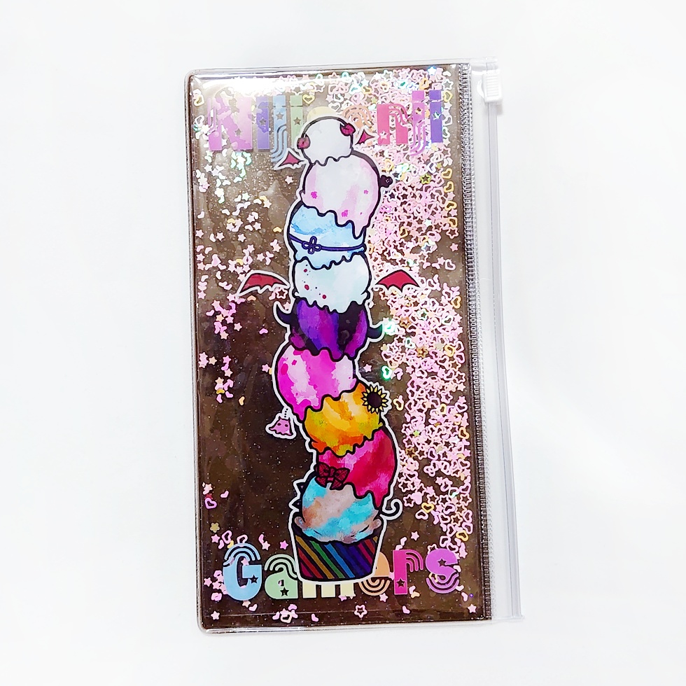 【非公式】EXゲーマーズ　ラメ入りクリアポーチ