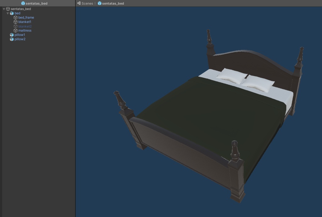 せんたたのベッド