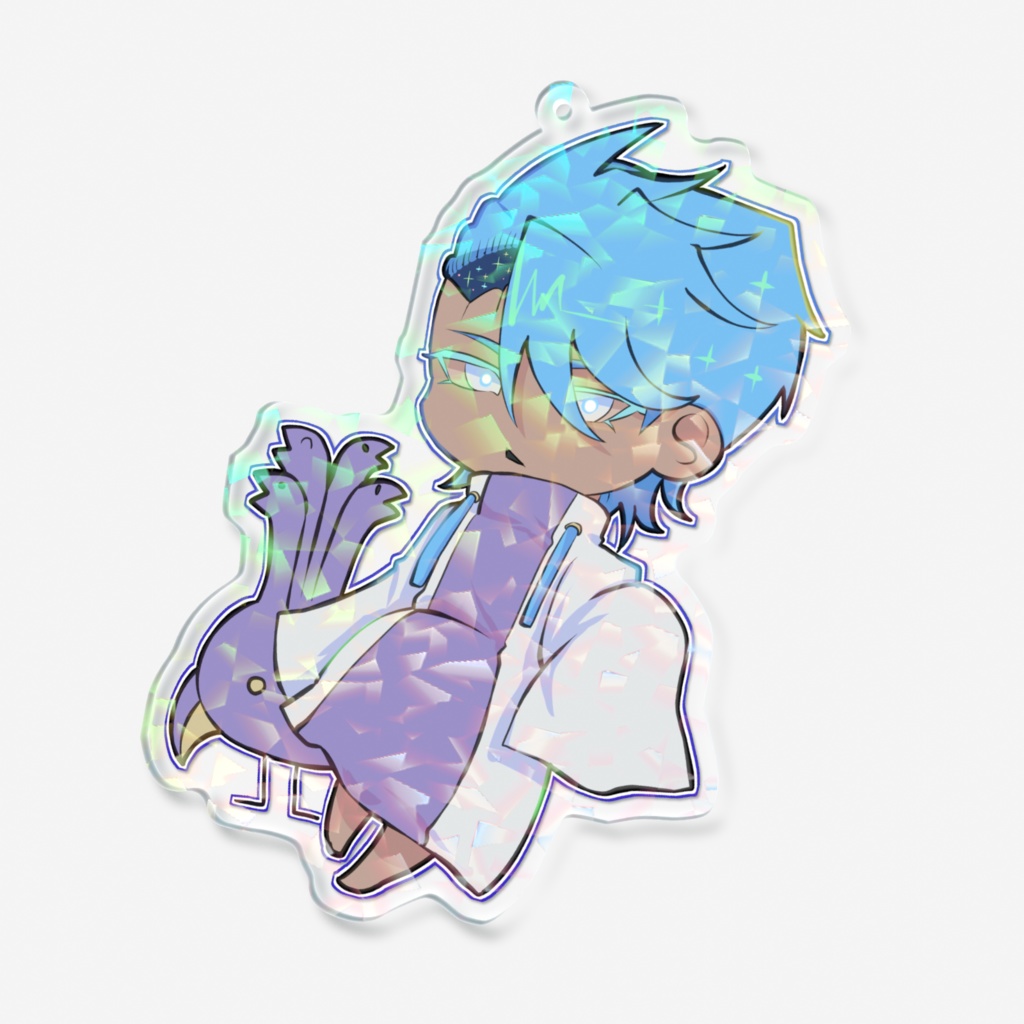 ホログラムアクリルキーホルダー・いんてる