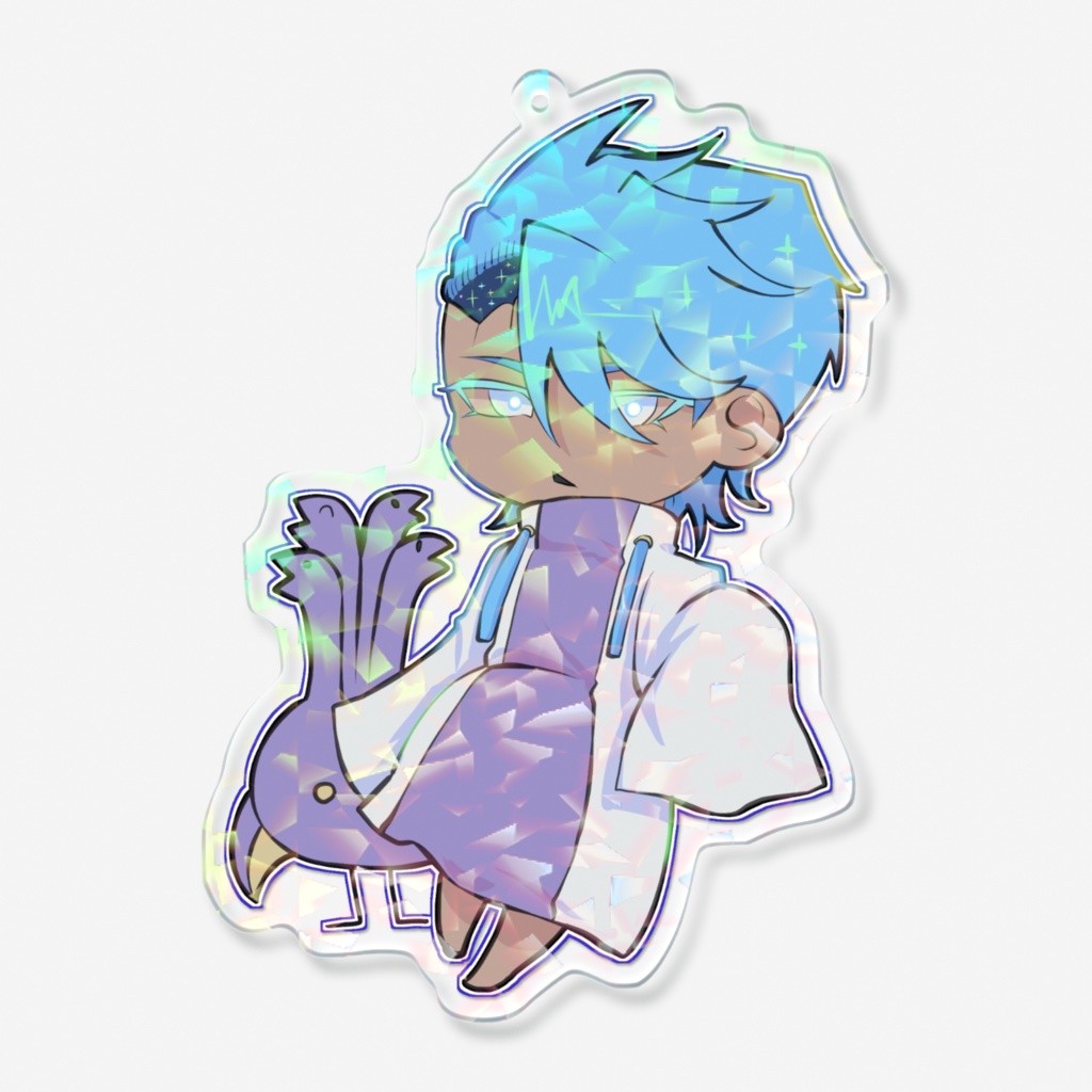 ホログラムアクリルキーホルダー・いんてる