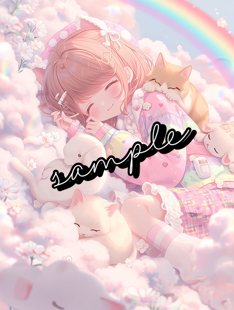 ふわふわ雲のおやすみ時間