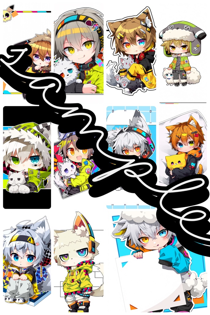 もふもふフードの男の子