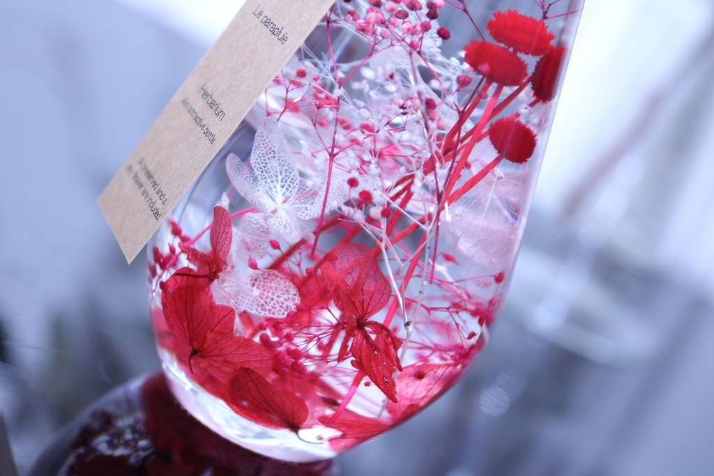 ハーバリウム【 朱白 -AkaShiro- 】