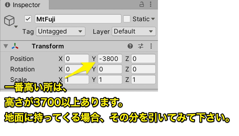 富士山 3Dモデル (MtFuji_3DModel)