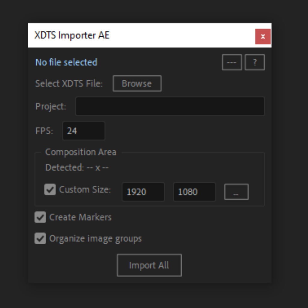 XDTS Importer AE