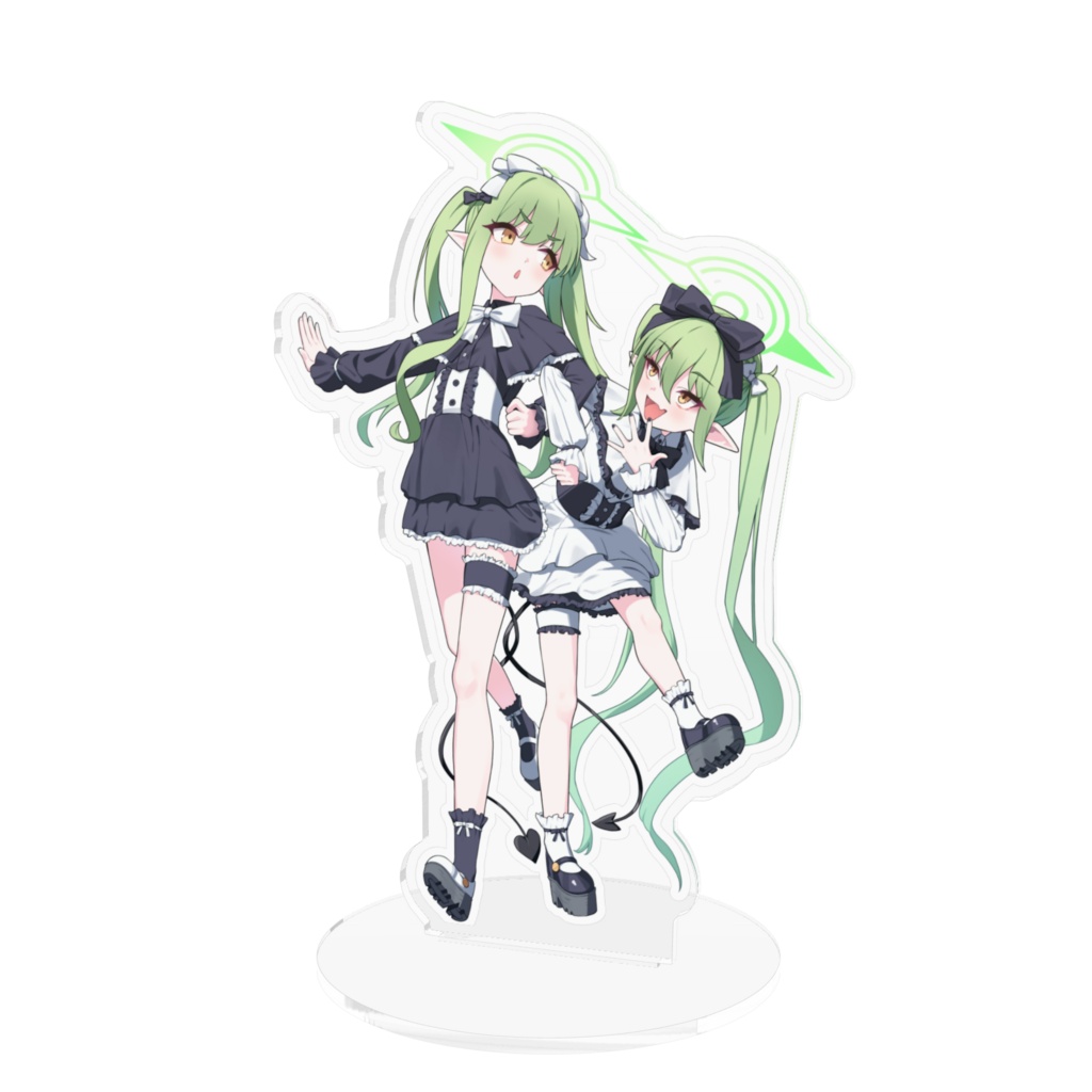 【ブルアカ】地雷系双子コーデヒカリ＆ノゾミ