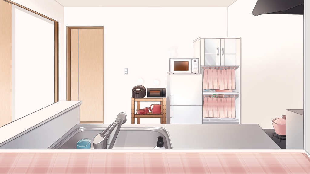 【動く】キッチン・バレンタイン仕様/Valentine's Day kitchen