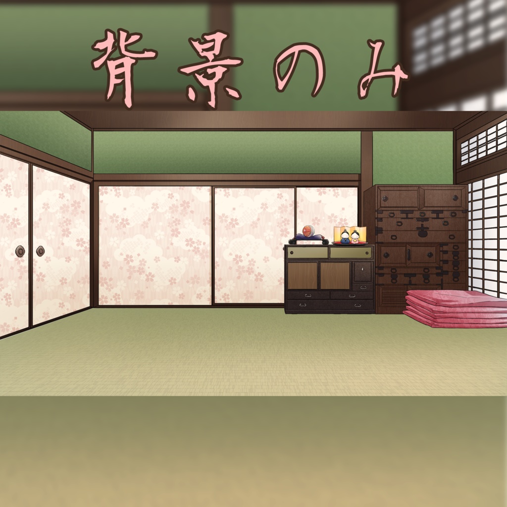 【動画素材】動く和風背景素材春バージョン・Japanese-style room materials spring Ver.