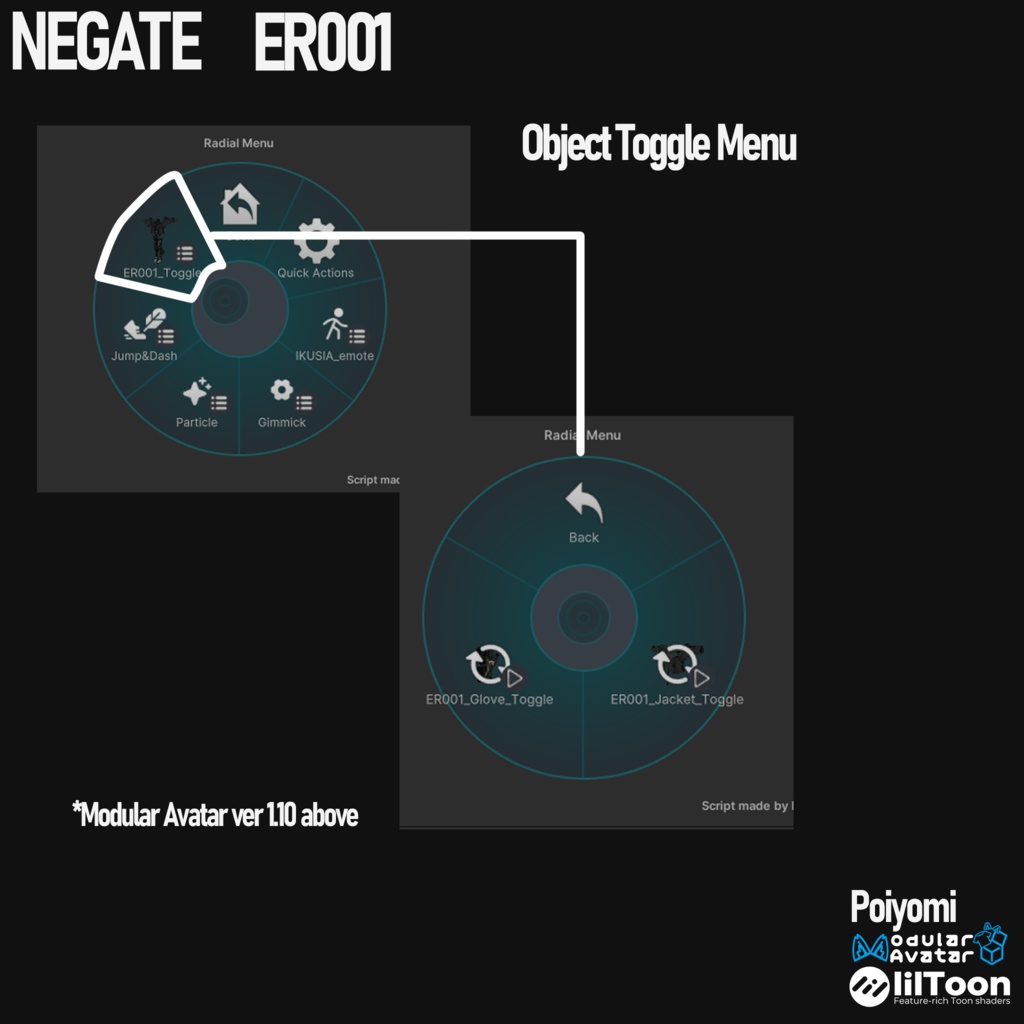 【8Avaters】NEGATE ER001【Shinano/Manuka/Airi/Mizuki/Rurune/Lime/Chiffon/Selestia しなの/マヌカ/愛莉/瑞希/ルルネ/ライム/シフォン/セレスティア】