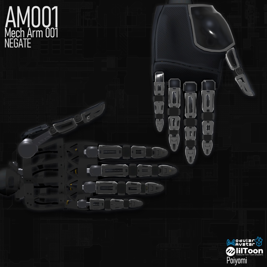 【 5Avatars】NEGATE AM001 Mech Arm【Airi Milltina Shinano DELTAFLAIR Lurie】