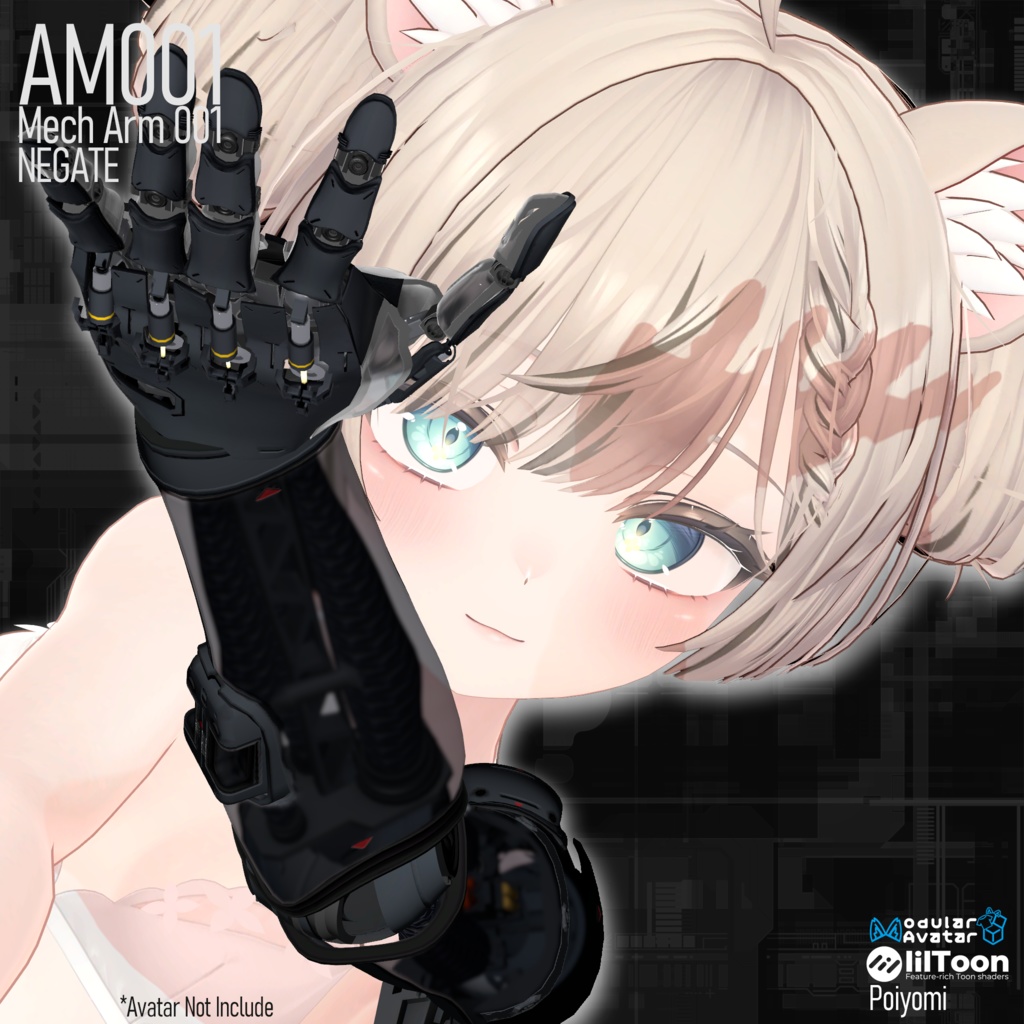 【 6Avatars】NEGATE AM001 Mech Arm【Airi Milltina Manuka Shinano DELTAFLAIR Lurie】