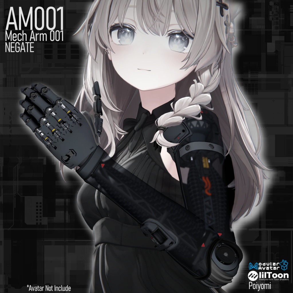 【 5Avatars】NEGATE AM001 Mech Arm【Airi Milltina Shinano DELTAFLAIR Lurie】