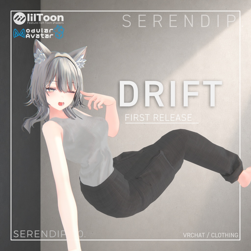 【50%OFFセール中】DRIFT｜Tank Top & Cargo Pants【８アバター対応】