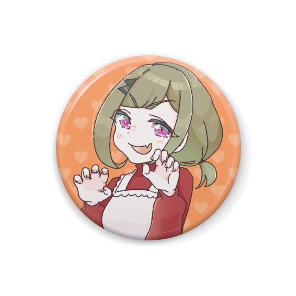 缶バッチ-とんぼちゃん〔2026年バレンタインコラボ記念〕