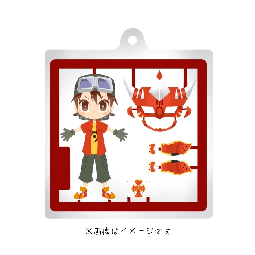 プラモ風アクキー:拓也