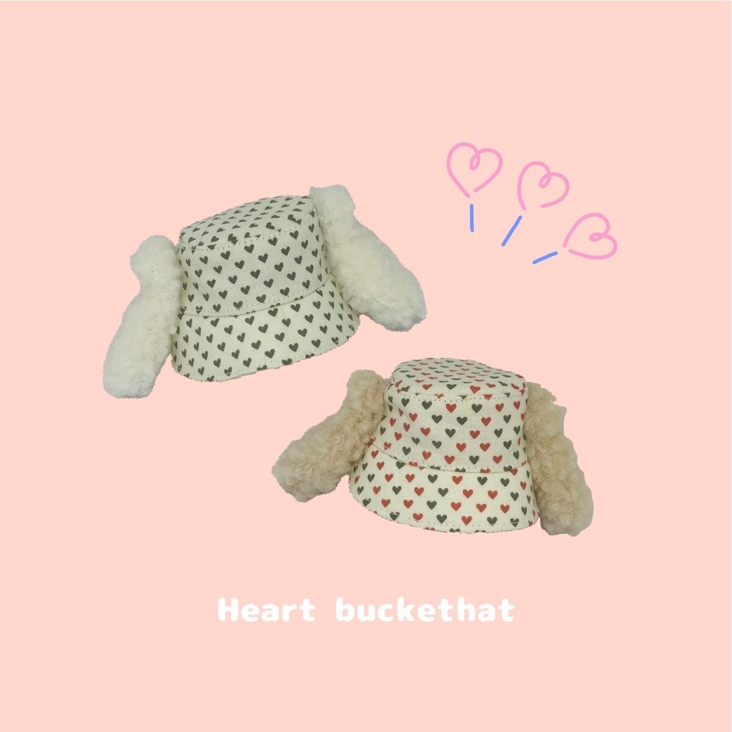 Heart♥︎buckethat