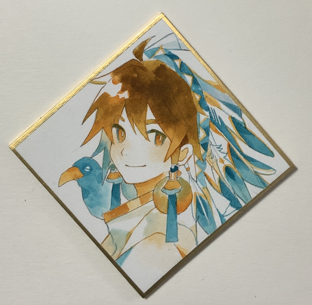 豆色紙原画(ラーク)