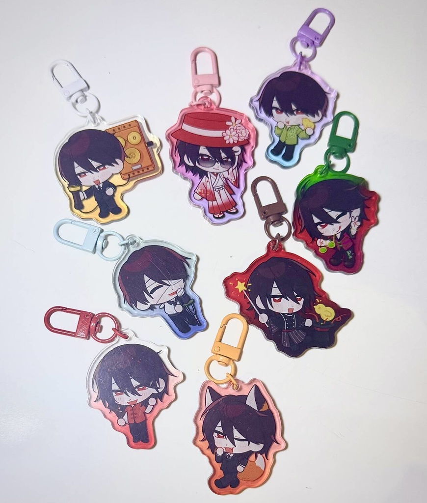 代理販売［予約］静馬お兄さんのクローゼット アクリルキーホルダー 8個セット