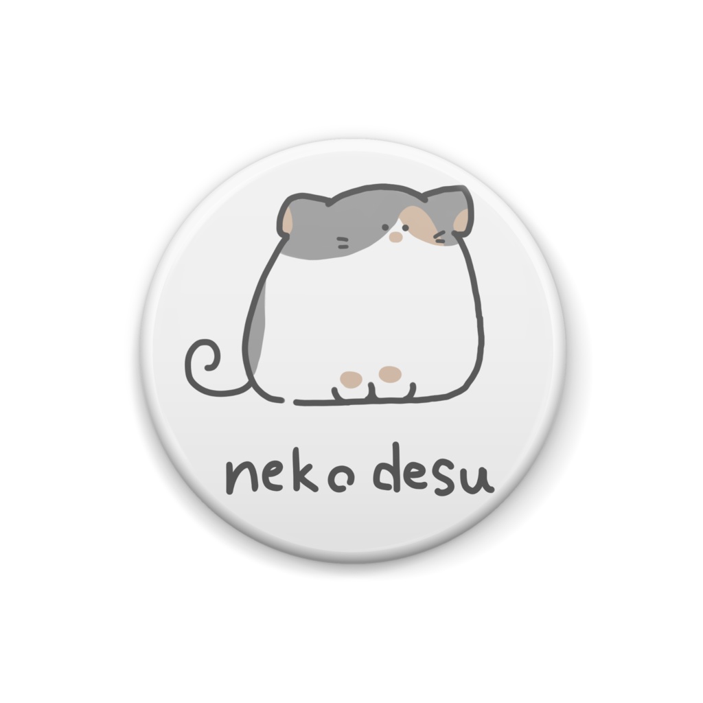 うちのねこの缶バッジ