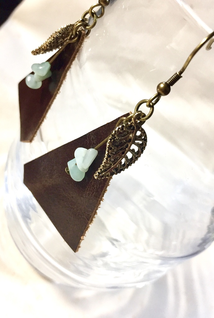 【チョロ松イメージ】　レザーとグリーンピアス