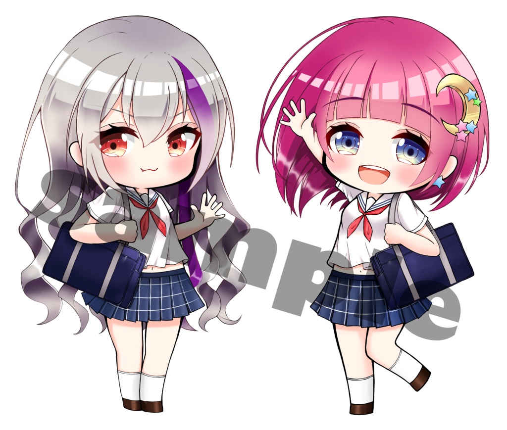 アイラちゃん&絢香ちゃんアクリルキーホルダー