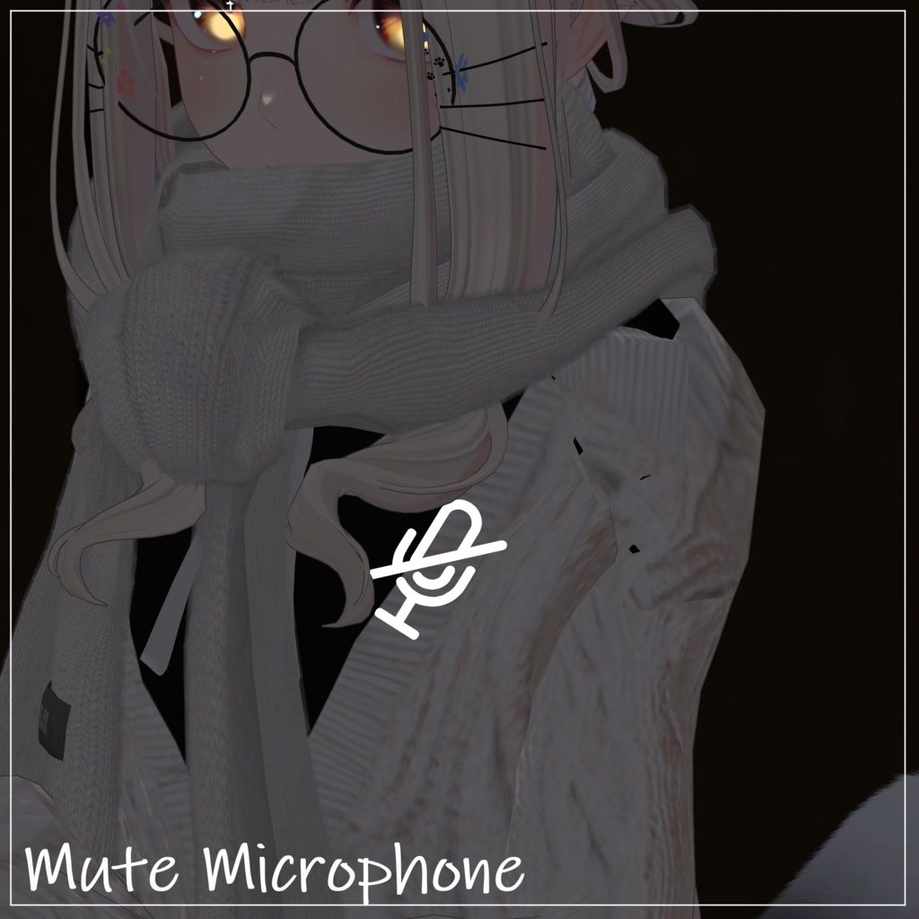 【VRChat】Mute Microphone