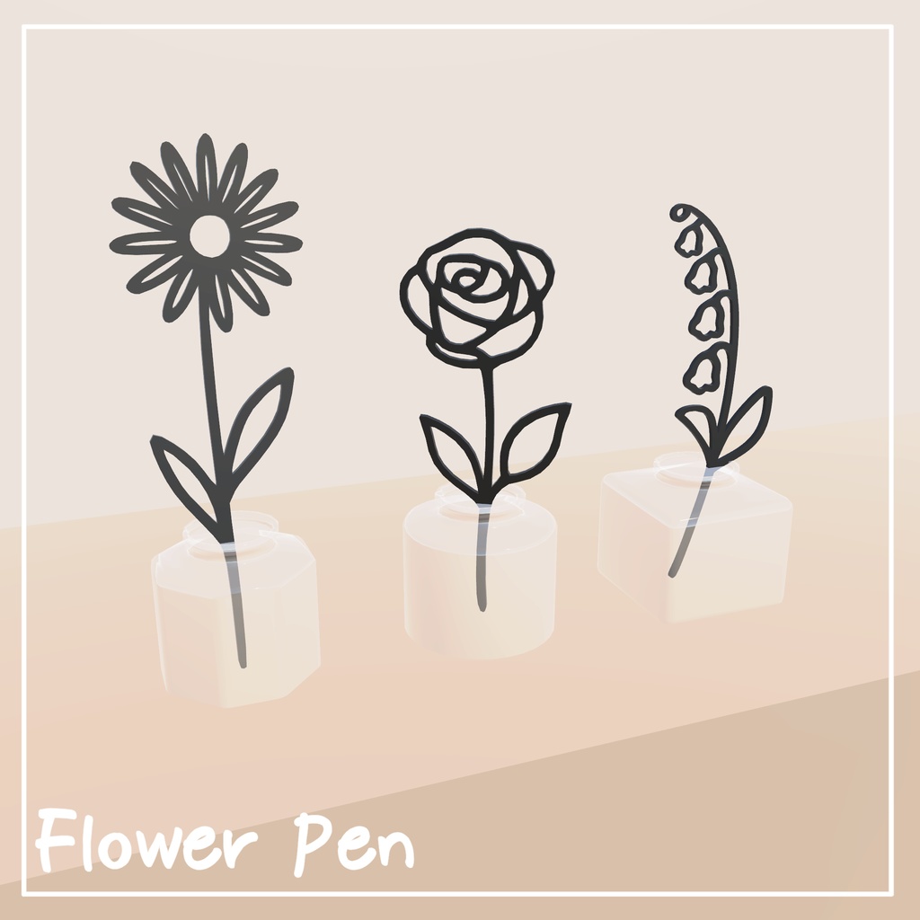 【QvPen差し替えモデル】Flower QvPen