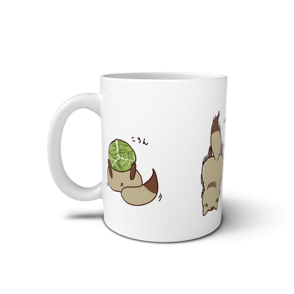 キャベツころんたぬきマグカップ