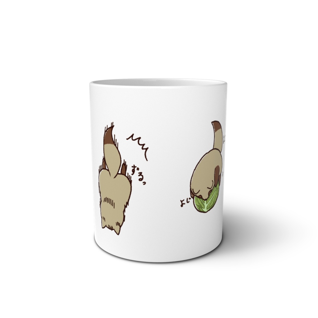 キャベツころんたぬきマグカップ