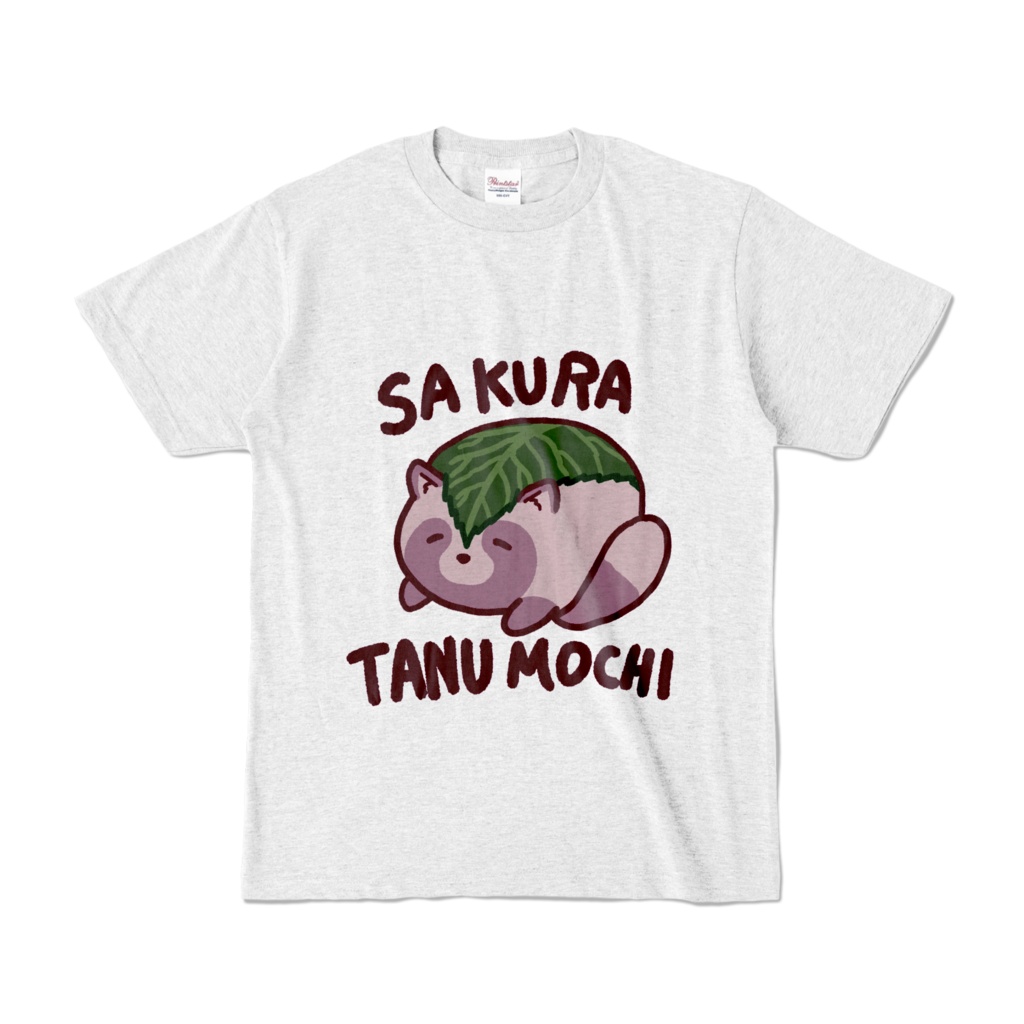 さくらたぬもちTシャツ